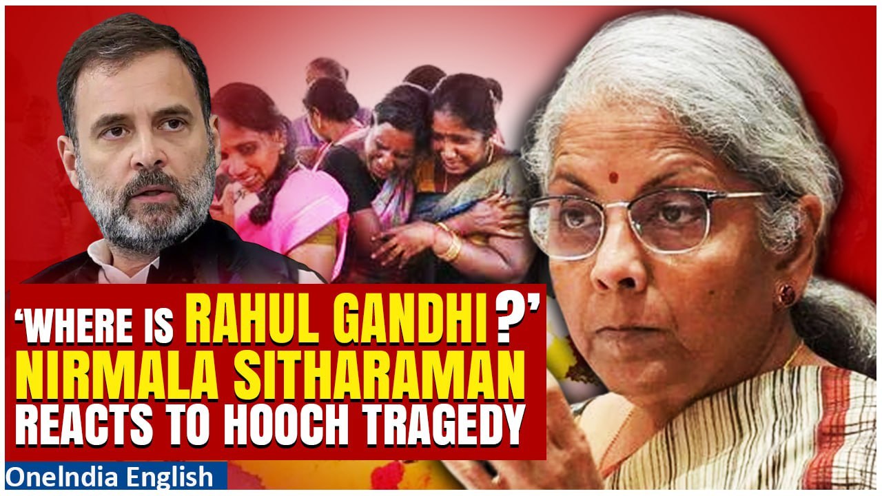 Tamil Nadu Hooch Tragedy: Nirmala Sitharaman Slams Congress For Keeping Mum Over The Incident