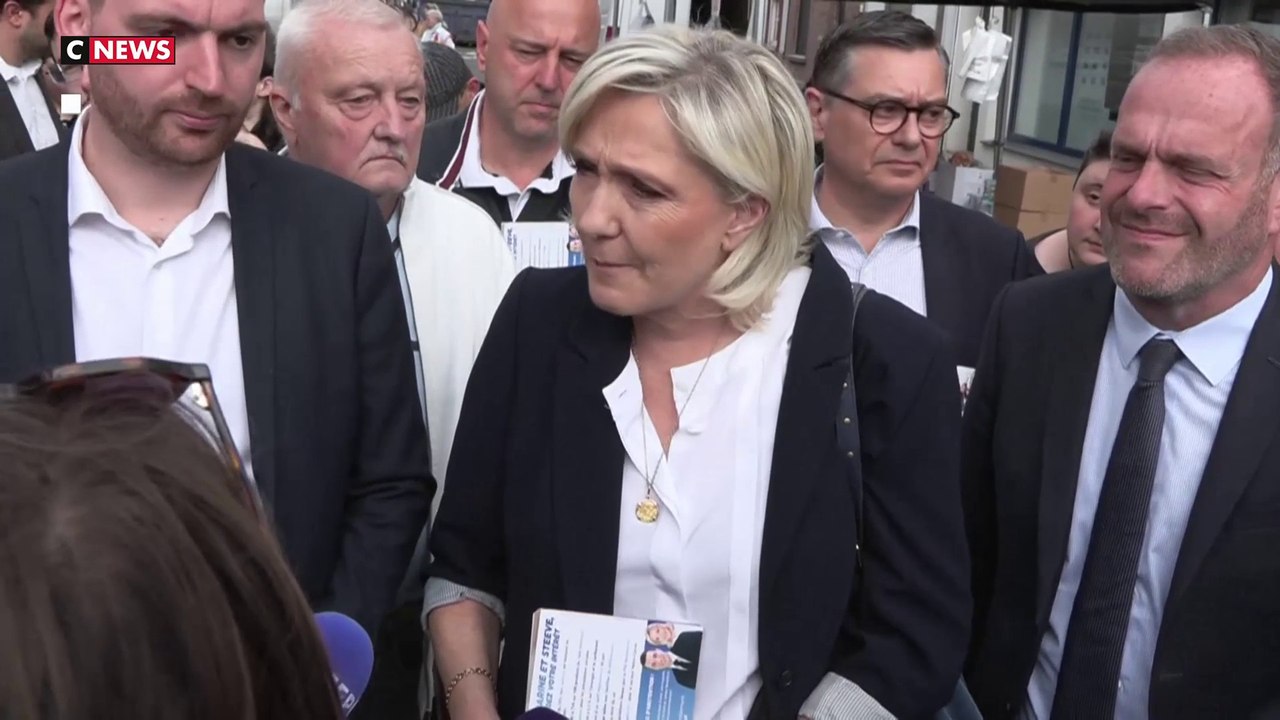 Marine Le Pen évoque le «gouvernement d'union nationale» que pourrait diriger Jordan Bardella