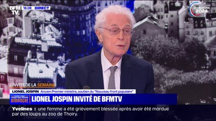 "Cette dissolution a été une décision solitaire, incompréhensible et aventureuse", selon Lionel Jospin