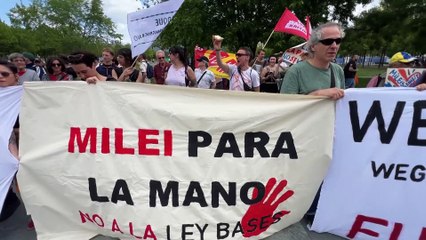 Scholz y Milei mantienen un encuentro en Berlín sin rueda de prensa conjunta posterior