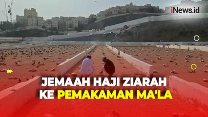 Jemaah Haji Indonesia Sempatkan Ziarah ke Pemakaman Ma'la