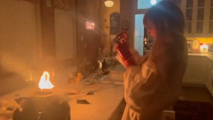 Taylor Swift's heroic act: the singer avoids disaster by extinguishing a fire