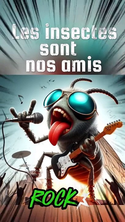 Les insectes sont nos amis version RoCk