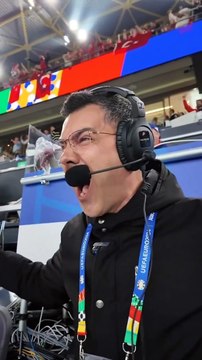 Arda Güler’in golü sırasında spiker Özkan Öztürk.