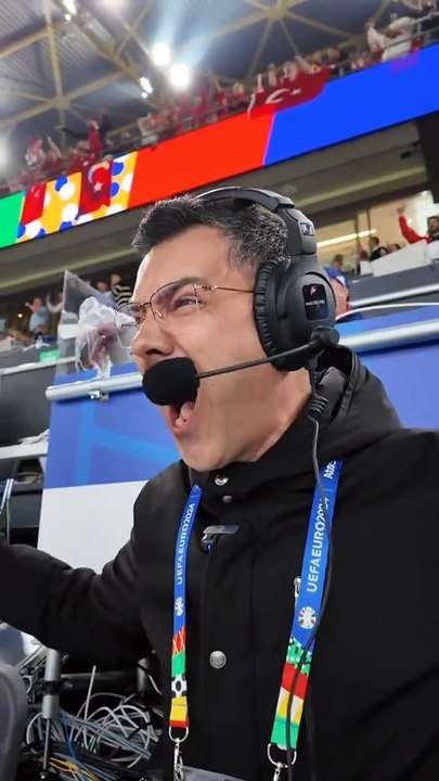 Arda Güler’in golü sırasında spiker Özkan Öztürk.