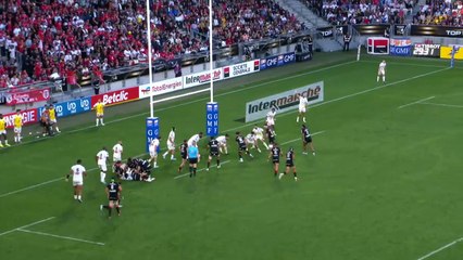 TOP 14 - Essai de Juan CRUZ MALLIA (ST) - Stade Toulousain - Stade Rochelais