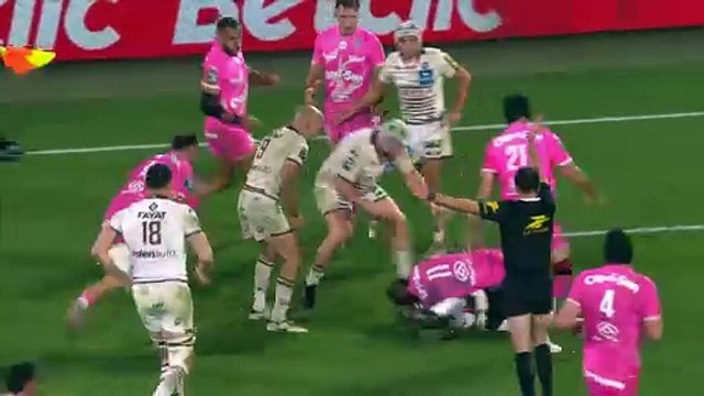 TOP 14 - Essai de Pierre BOCHATON (UBB) - Stade Français Paris - Union Bordeaux-Bègles