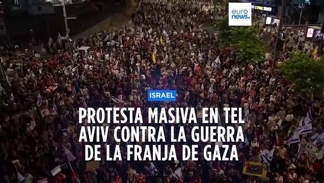 Tres detenidos en la manifestación en Israel que pide el fin de la guerra y nuevas elecciones