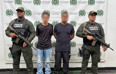 ¡Exigían 700 mil pesos! "Pandilleros" de Robledo capturados por el Gaula