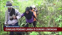 Tak Ditandu, Begini Evakuasi Pendaki Lansia yang Cedera Kaki di Gunung Lemongan