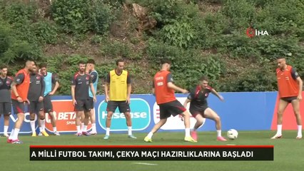 A Milli Takım'da, Çekya maçı hazırlıkları başladı