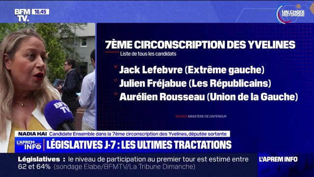 Législatives: que propose Nadia Hai, candidate Ensemble dans la 7ème circonscription des Yvelines ?