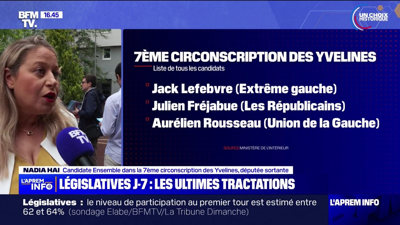 Législatives: que propose Nadia Hai, candidate Ensemble dans la 7ème circonscription des Yvelines ?
