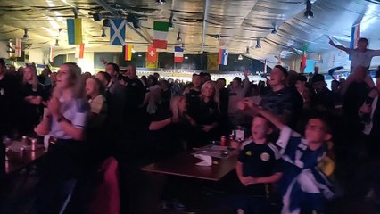 Scotland v Hungary Scotland fans in Inverness Fanzone at The Inverness Ice Centre