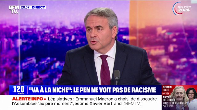 Xavier Bertrand (LR): Il y a une autre façon de sanctionner [Emmanuel Macron] que de voter pour les extrêmes, c'est de lui imposer une cohabitation