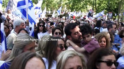 En soutien aux Français juifs dans leur droit à vivre en paix. Paris/France - 23 Juin 2024