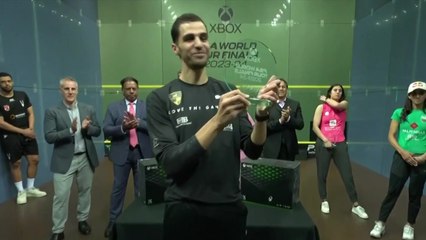 علي فرج يحرز لقب بطولة السلسلة الختامية للاسكواش