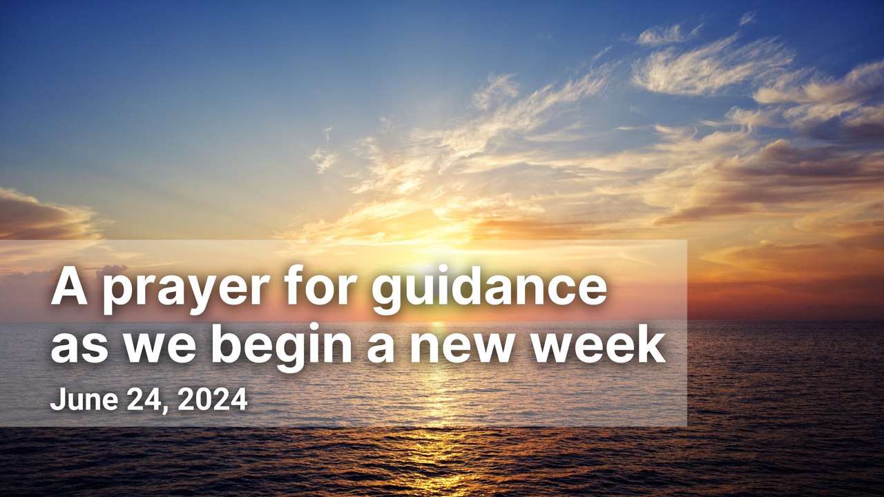 A prayer for guidance as we begin a new week | GMA Integrated News AI Series