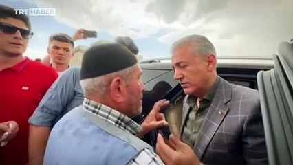 Mardin'de yangında hayatını kaybedenlerin yakınları DEM'li vekile tepki gösterdi