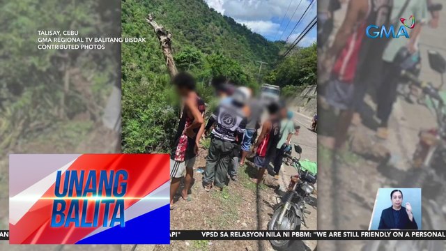 Babae, patay matapos mahulog sa bangin ang sinasakyang tricycle; 2, sugatan | Unang Balita