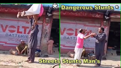 Dangerous Stunts | Street Stunt Man | Doing Stunts in Real Life