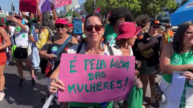 Manifestaciones en Brasil contra un severo proyecto sobre aborto