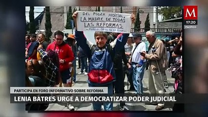 Download Video: Una ministra de la Suprema Corte participa en uno de los foros sobre la reforma al Poder Judicial