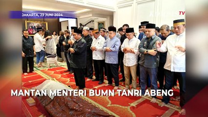 Tanri Abeng Tutup Usia, Jusuf Kalla Cerita Sempat Diskusi Ekonomi Nasional