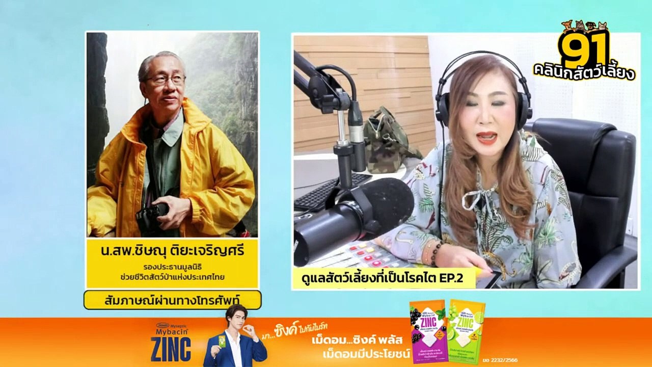 ดูแลสัตว์เลี้ยงที่เป็นโรคไต EP.2 : FM91 คลินิกสัตว์เลี้ยง : 23 มิถุนายน 2567