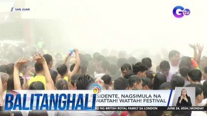 Basaan ng mga residente, nagsimula na bilang bahagi ng Wattah! Wattah! Festival | Balitanghali