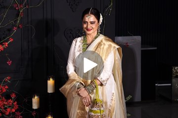 Rekha ने सोनाक्षी सिन्हा की शादी में बिखेरा जलवा, फैन्स हुए एक्ट्रेस की खूबसूरती के कायल