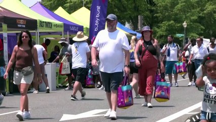 Washington D.C. sizzles in 100F heat