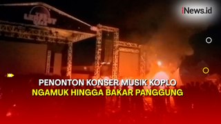 Viral! Bintang Tamu Konser Musik Koplo Tidak Hadir, Penonton Bakar Panggung