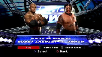 Download Video: WWE Smackdown vs. Raw 2008 - Bobby Lashley vs. Umaga