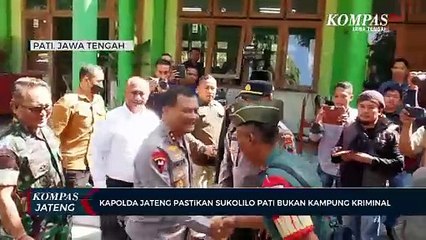 Kapolda Jateng Pastikan Sukolilo Pati Bukan Kampung Kriminal