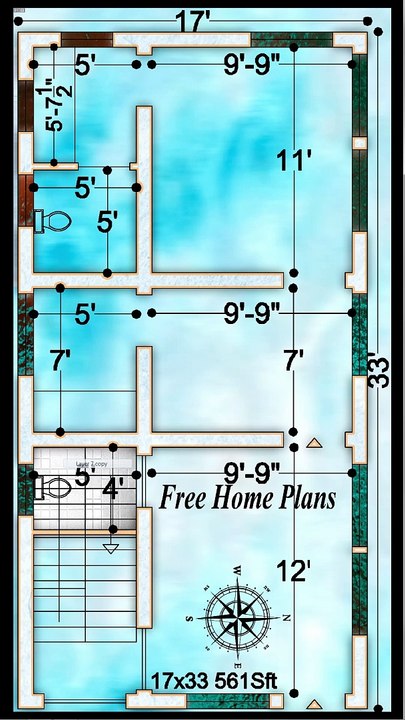 17X33 Home Plans 389