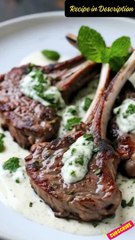  How to Cook Keto Lamb Chops with Mint Yogurt Sauce ️ #ketorecipes #keto #ketocooking