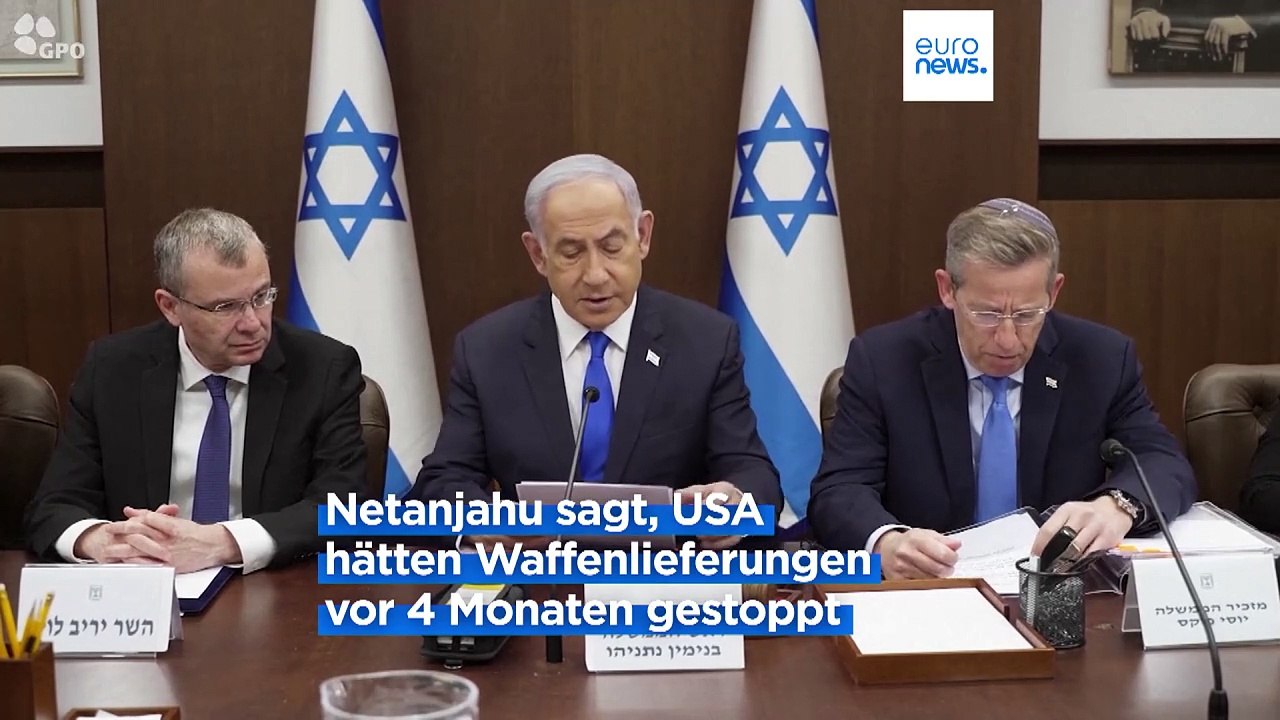 Babys in Gaza verhungern - Netanjahu beklagt fehlende Waffenlieferungen der USA