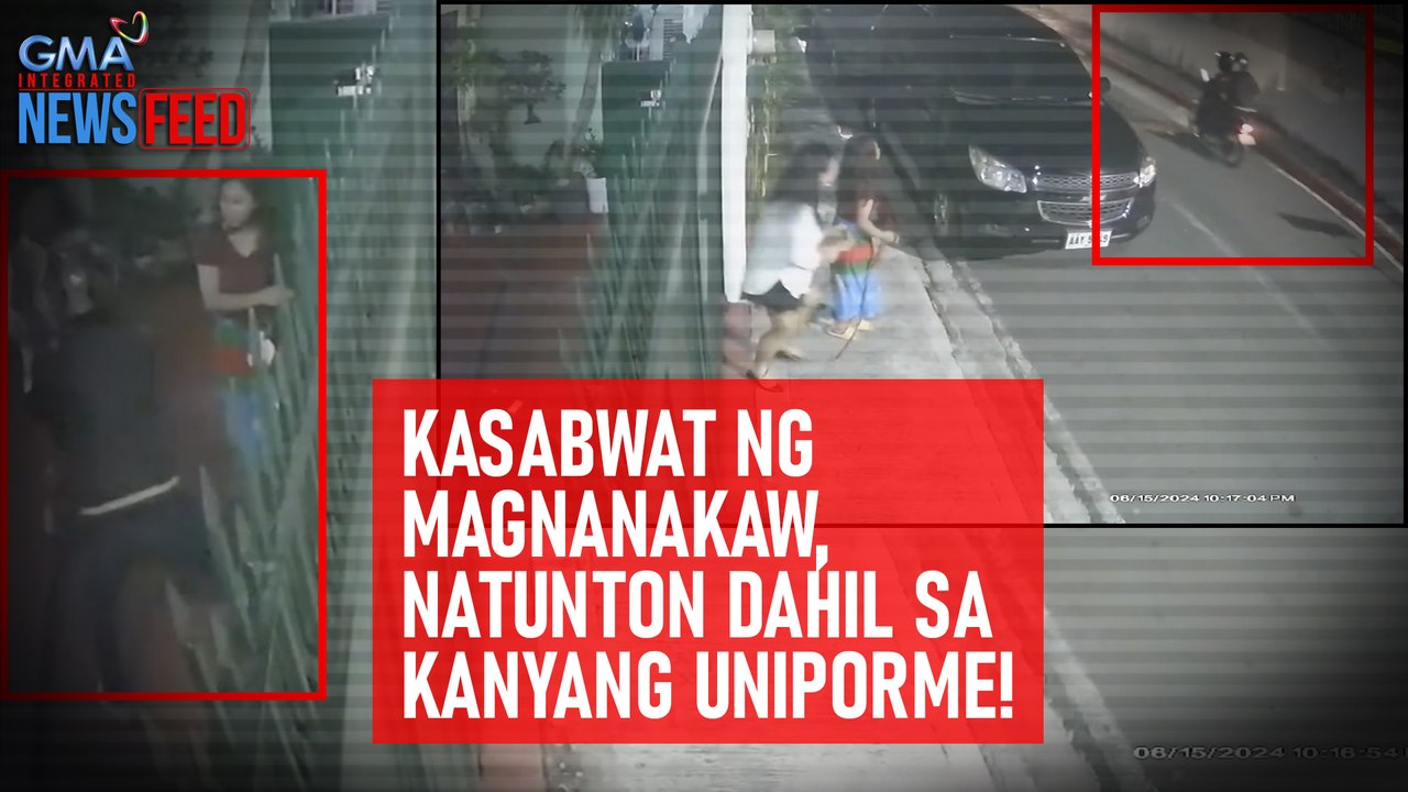 Kasabwat ng magnanakaw natunton dahil sa kanyang uniporme! | GMA Integrated Newsfeed