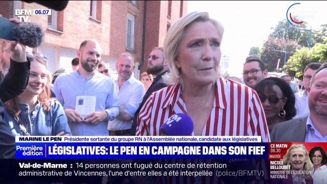 Marine Le Pen en campagne dans le Pas-de-Calais à une semaine du premier tour des législatives