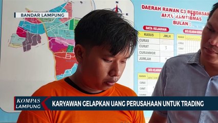 Gelapkan Uang Perusahaan untuk Trading, Karyawan Diamankan Polisi