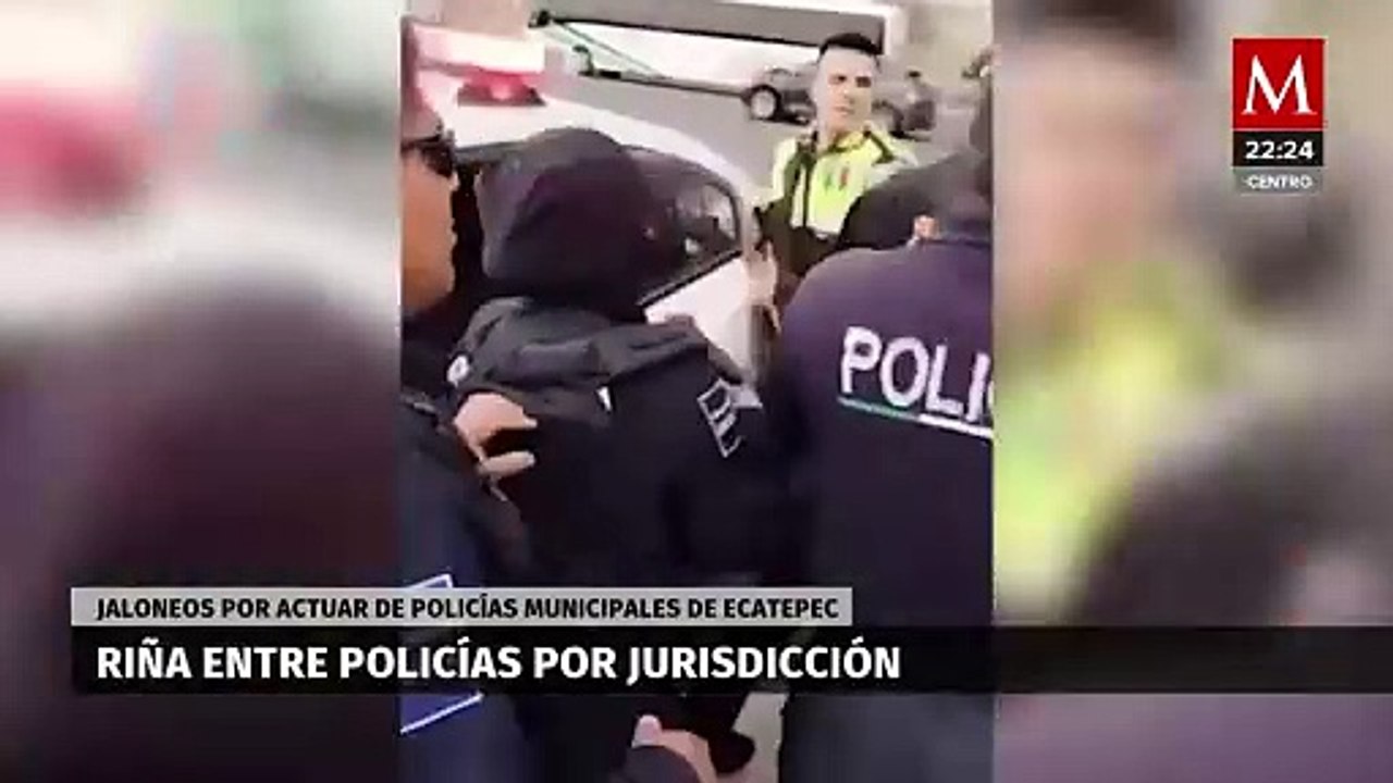 Enfrentamiento entre policías municipales y Guardia Nacional en autopista México-Pachuca