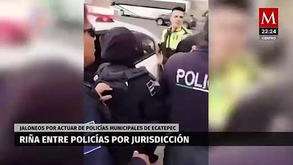 Enfrentamiento entre policías municipales y Guardia Nacional en autopista México-Pachuca