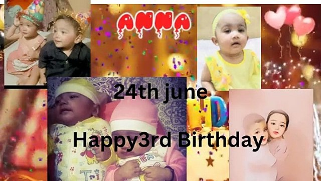 Happy birthday twins baby