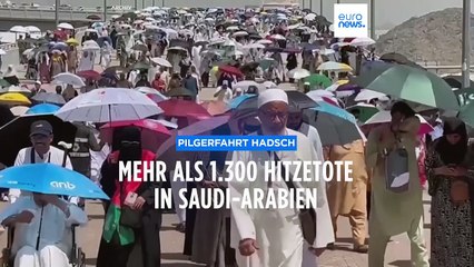 Tödliche Reise: Saudi-Arabien bestätigt mehr als 1.300 Hitzetote bei Hadsch