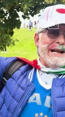 Almanya'daki 2024 Avrupa Futbol Şampiyonası’nda "karpuz" desenli şapkayla Filistin’e destek