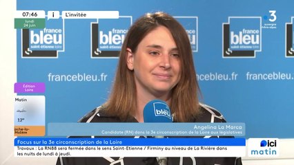 3e circonscription de la Loire  : Angelina La Marca, candidate du RN