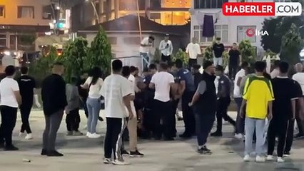 Taraftar grubunun kutlaması faciaya yol açıyordu! Atılan fişekler çatıyı ve ormanı yaktı