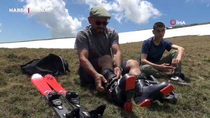 Yazın ortasında kayak keyfi: Artvin'de sporseverler için eşsiz bir deneyim
