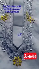 beautiful Hand Made Shirt design for Gents | Neck design | New Tarkashi | Hand Embroidery |